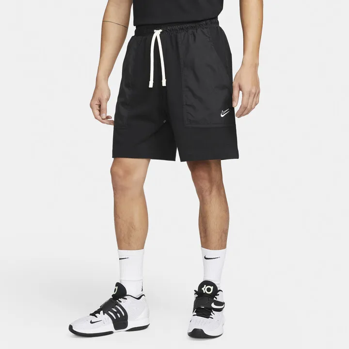 Nike Men's Kevin Durant 8" Fleece Basketball Shorts in Black