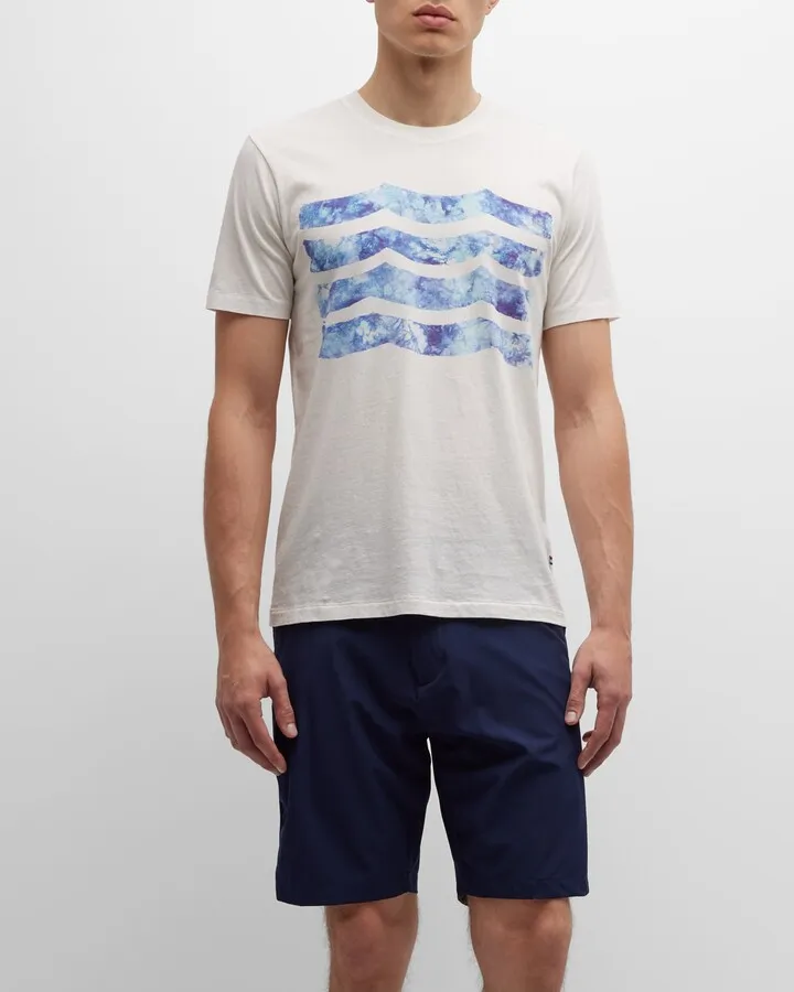 Men's Tides Waves Crew T-Shirt