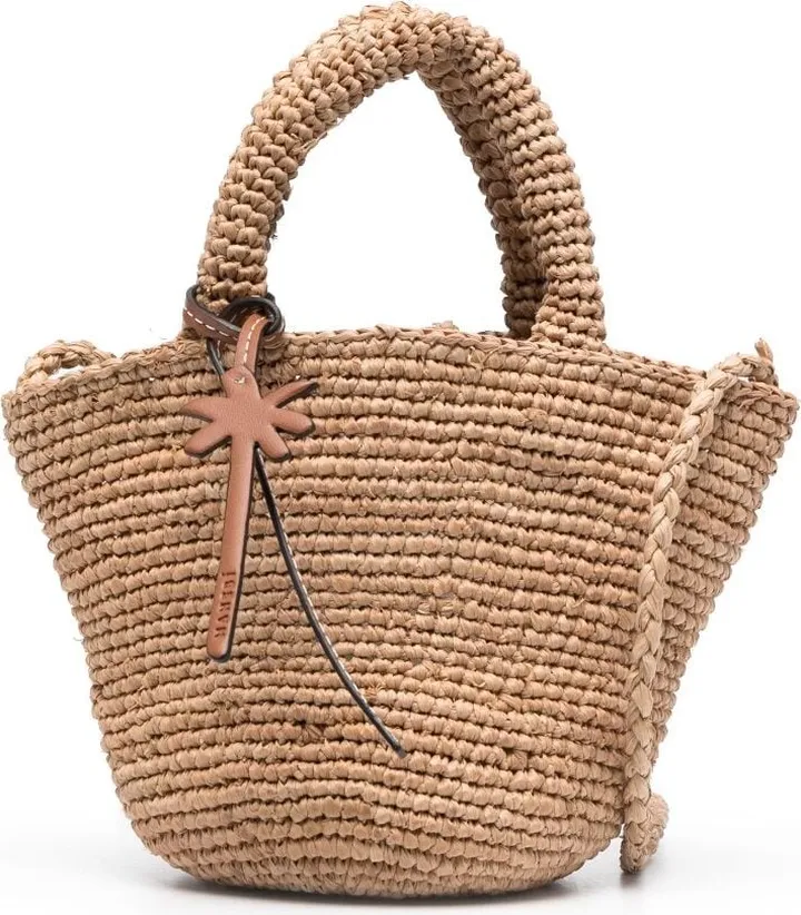 Mini Raffia Tote Bag