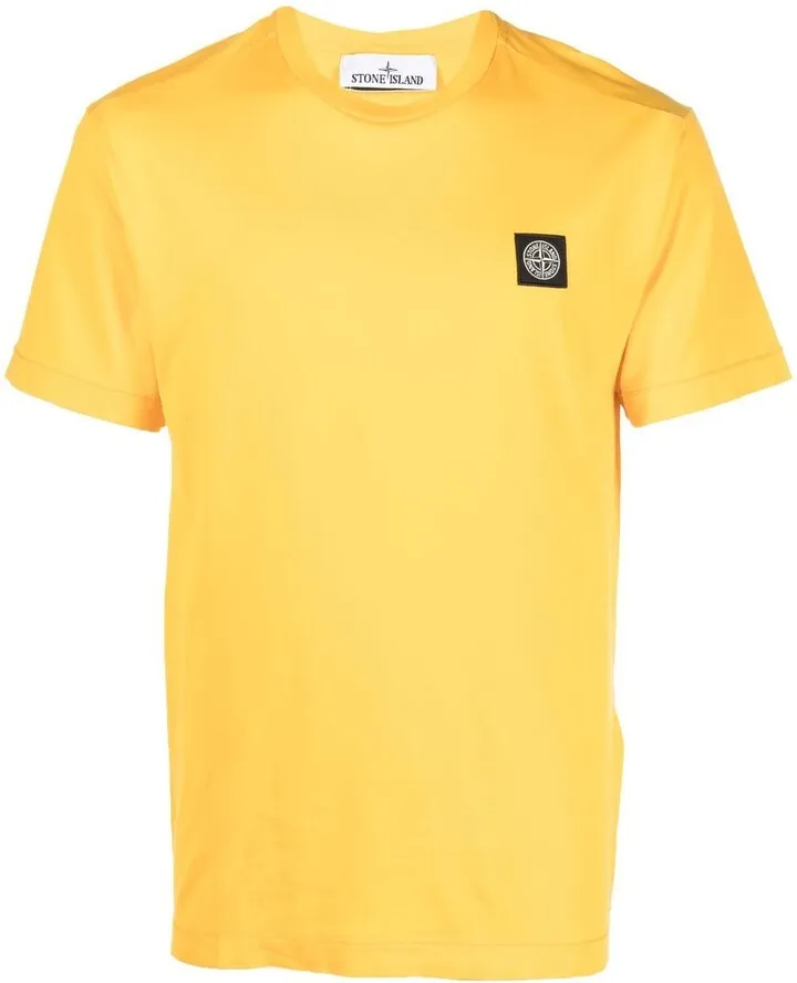 Compass-motif cotton T-shirt