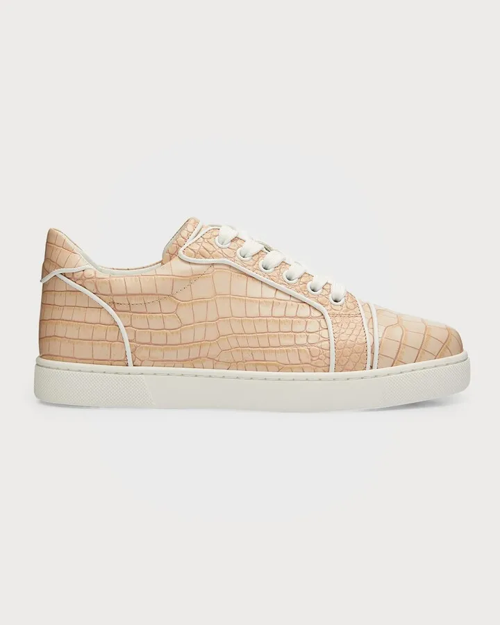 Orlato Croco Low-Top Sneakers