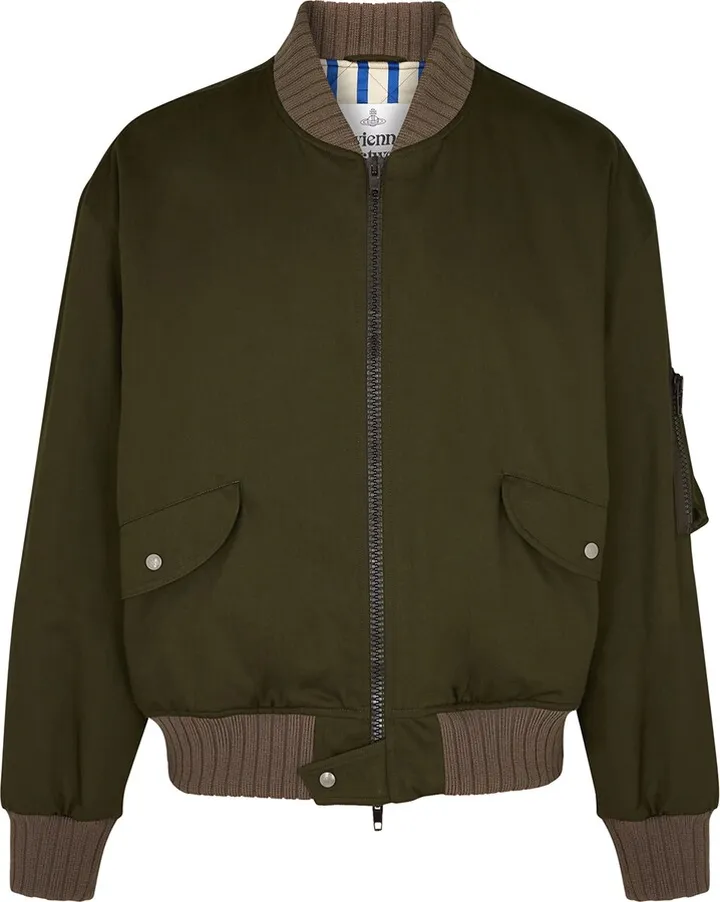Vivienne Westwood Bernardo Padded Cotton Bomber Jacket