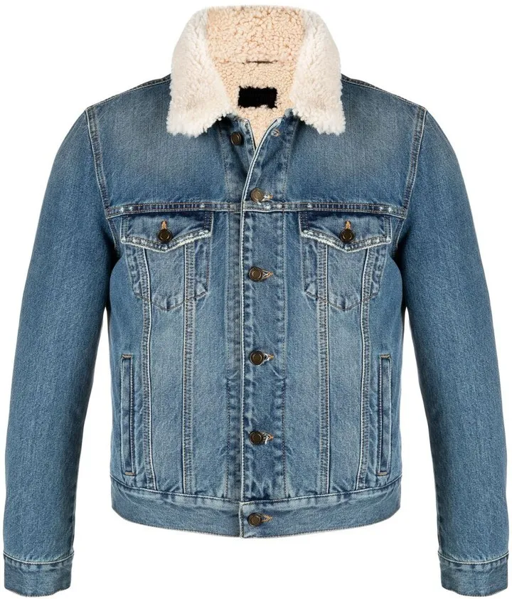 Shearling Lined Denim Jacket