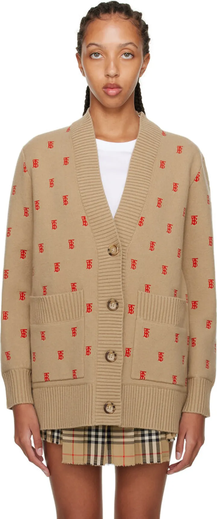 Burberry Beige Palena Cardigan