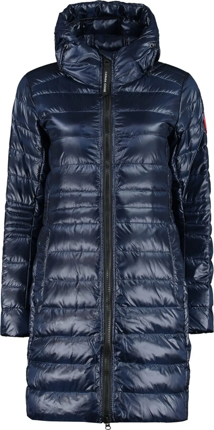 Cypress Long Hooded Down Jacket