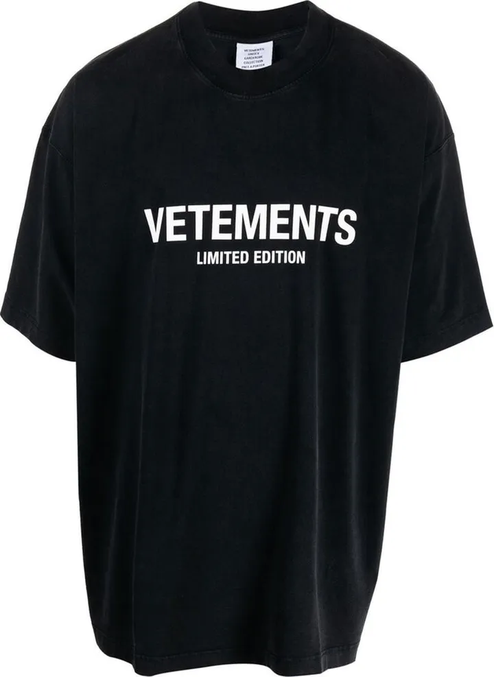 VETEMENTS- Cotton T-shirt