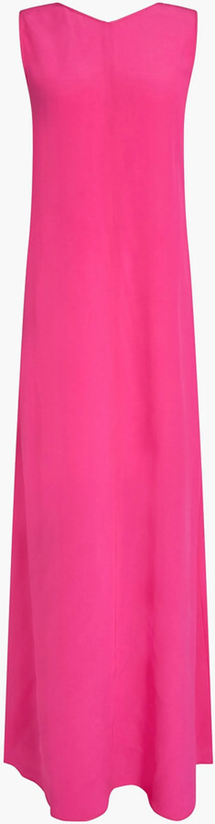 Cutout silk-charmeuse maxi dress