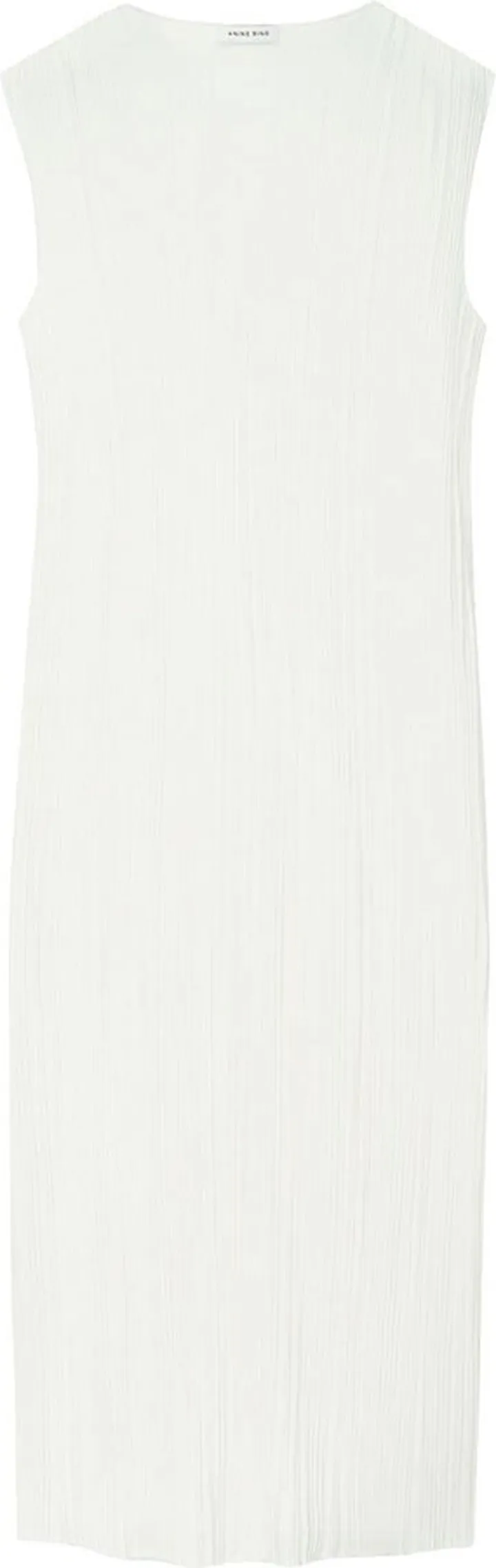 Melanie plissé-pleated midi dress