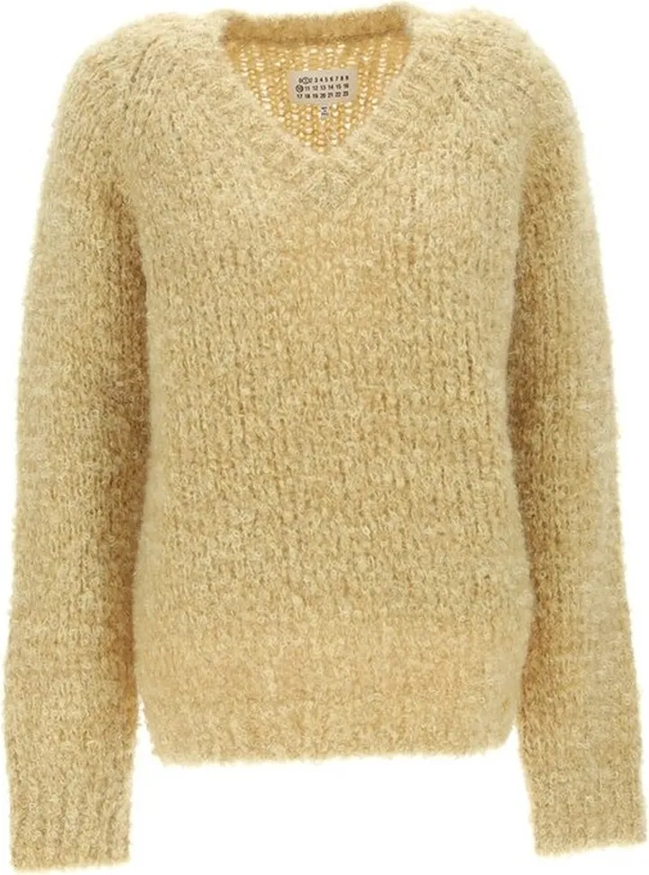 Maison Margiela V-Neck Knitted Jumper