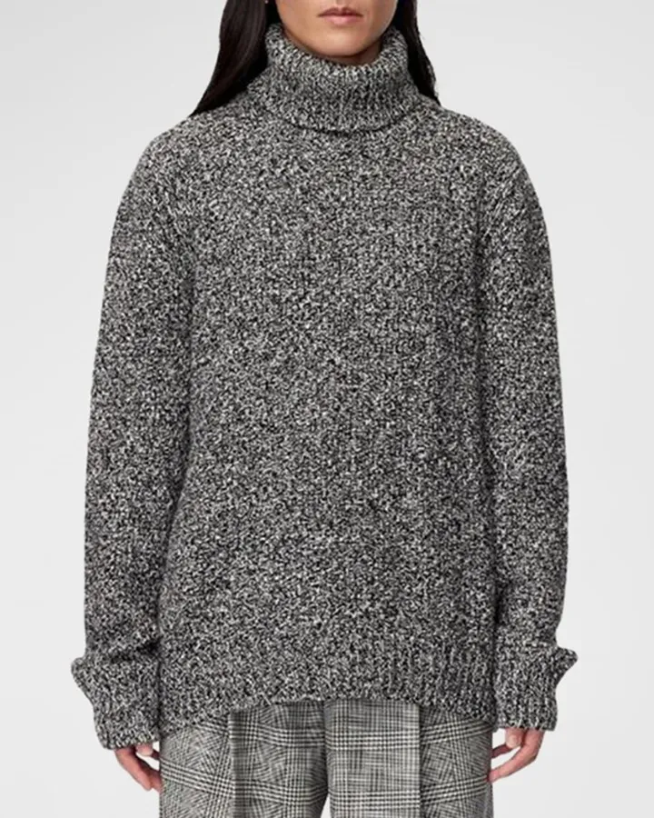 Recycled Cashmere Turtleneck Sweater
