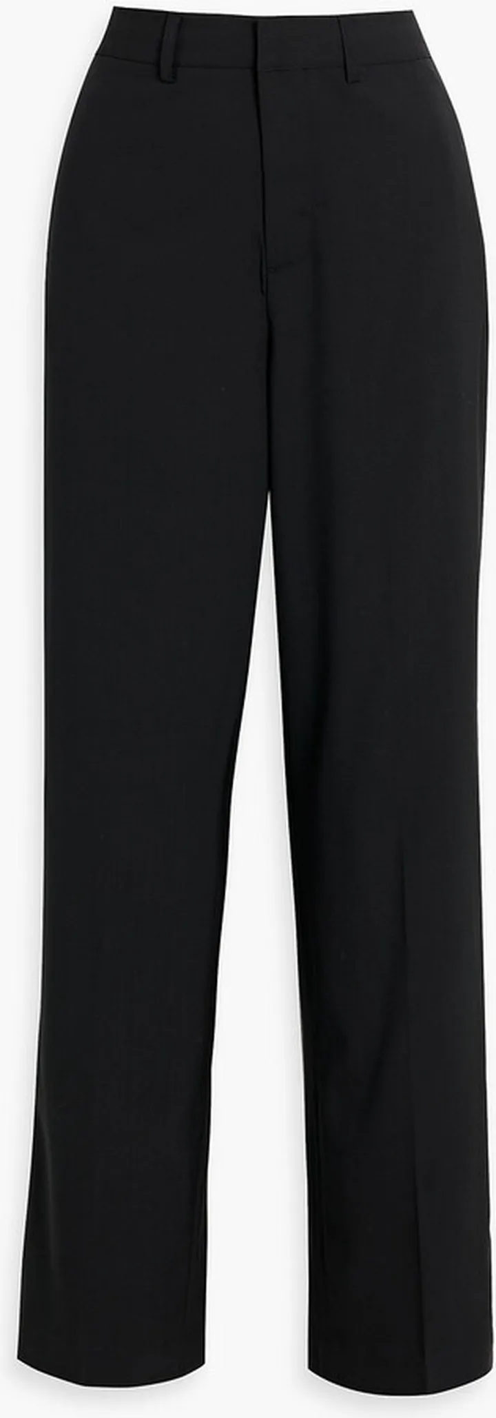 Wool wide-leg pants
