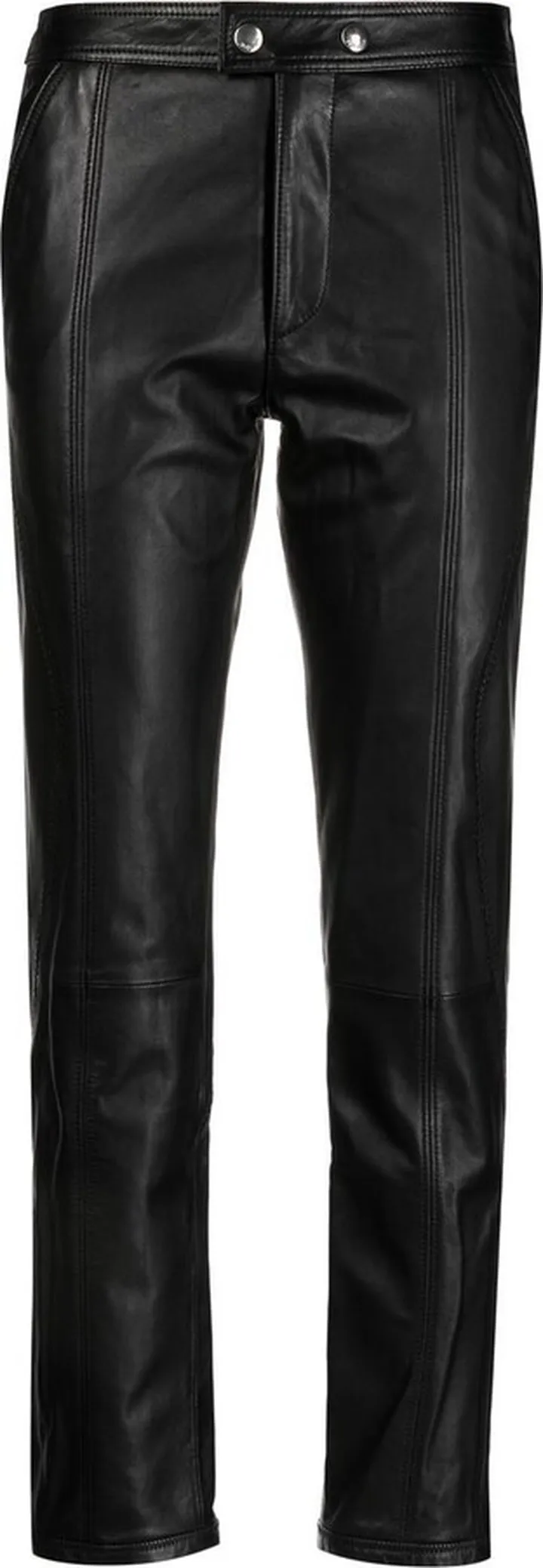 Cropped Slim-Cut Trousers