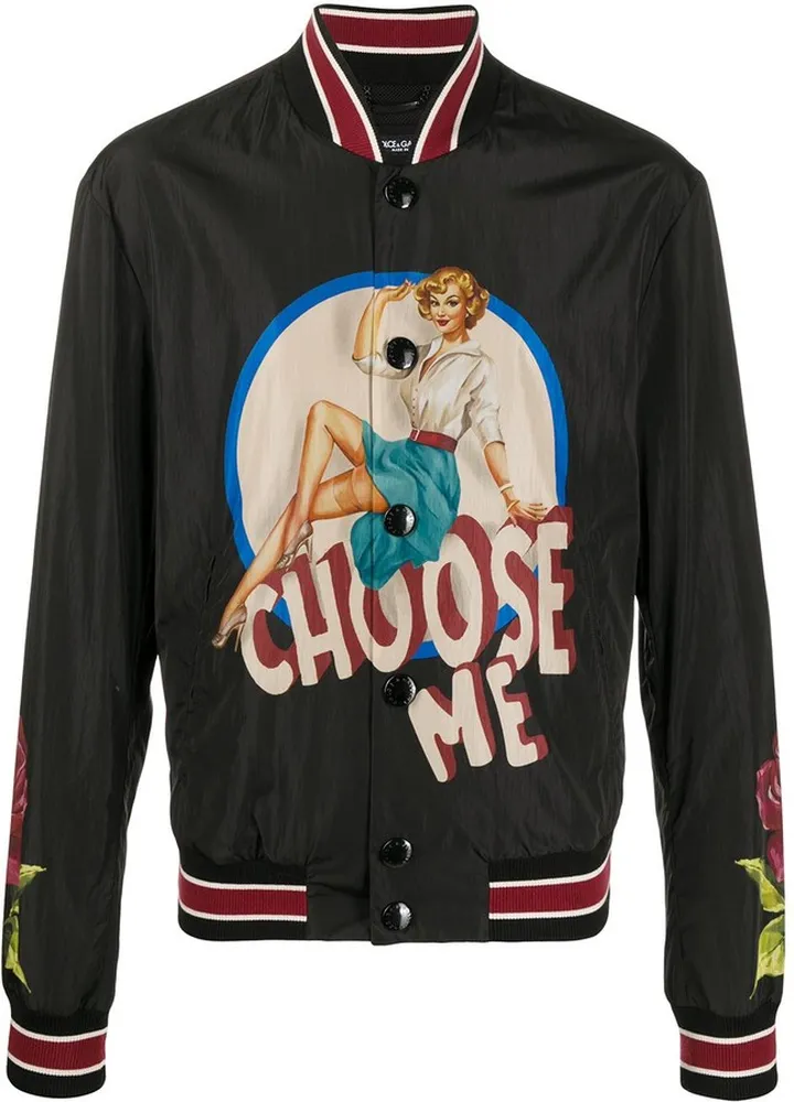 Choose Me bomber jacket