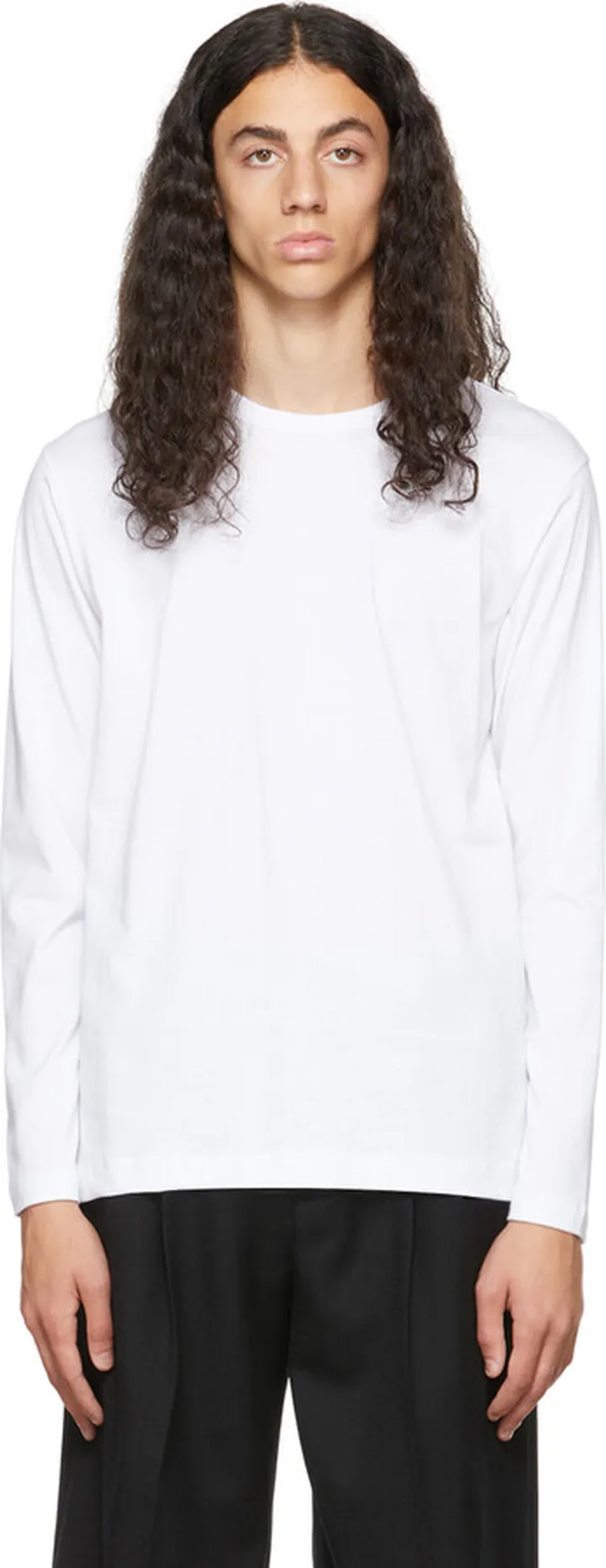 Comme des Garçons Shirt White Forever Long Sleeve T-Shirt