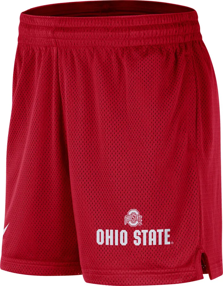 Ohio State Nike Men's Dri-FIT College Knit Shorts in Red