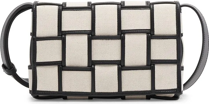 Medium Cassette Canvas & Leather Crossbody Bag