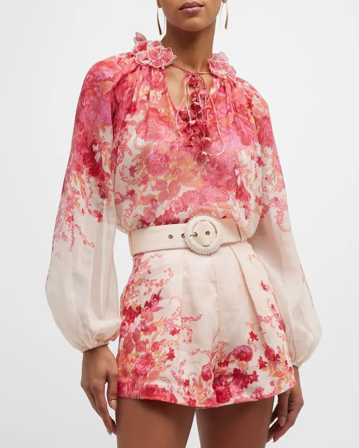 High Tide Floral Blouse