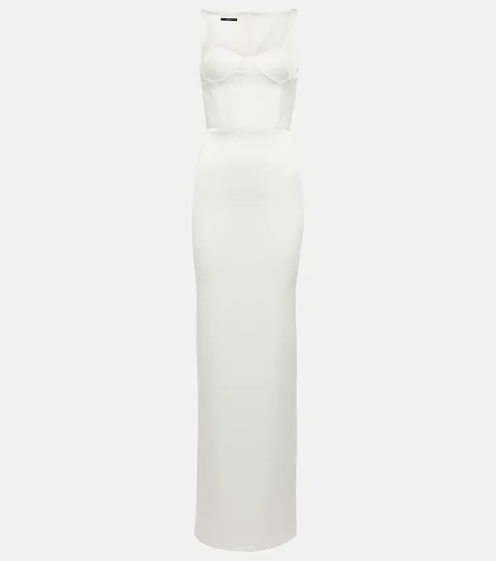 Clove bustier gown