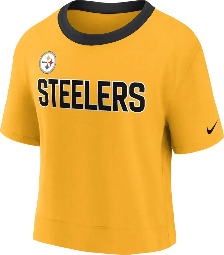 Nike Women's Fashion (NFL Pittsburgh Steelers) T-Shirt in Brown