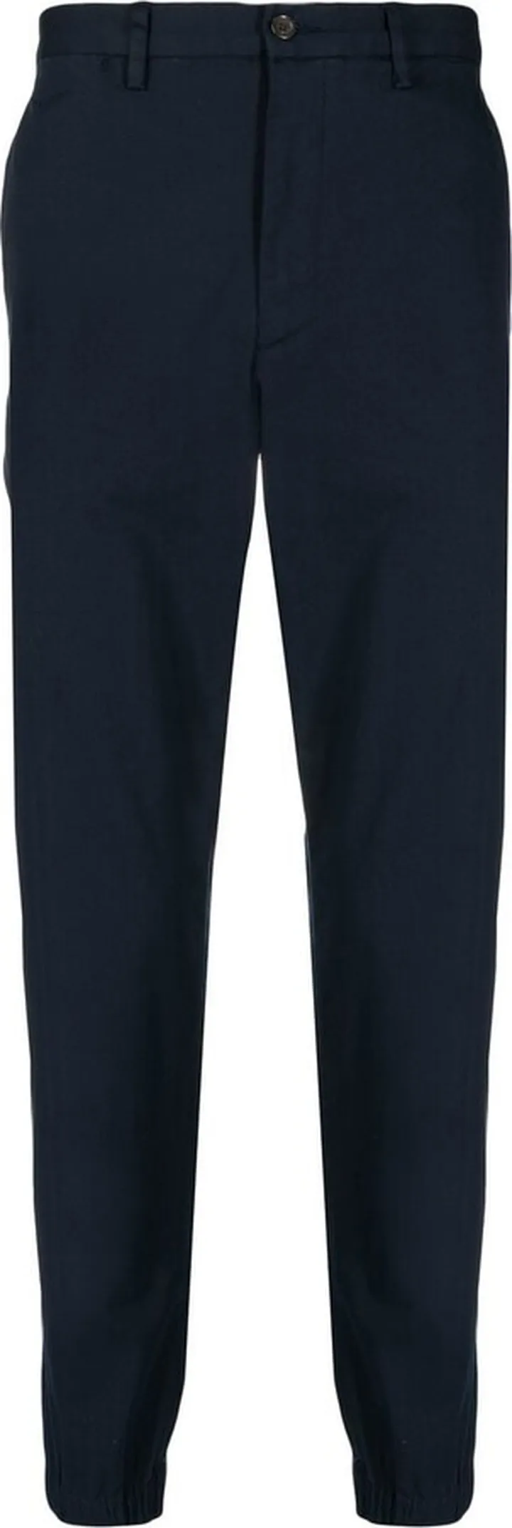 Mid-Rise Tapered-Leg Trousers