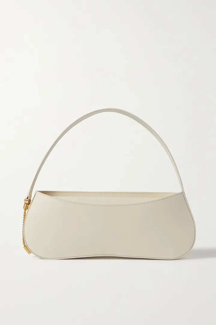 NEOUS - Corvus Leather Shoulder Bag - Ecru