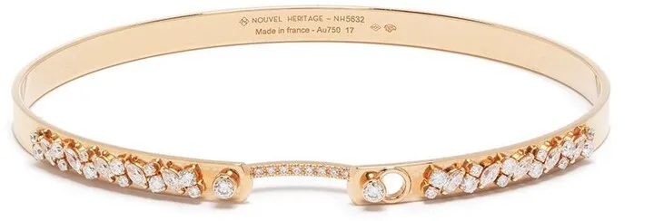 18kt rose gold Under the Stars Mood diamond bangle bracelet