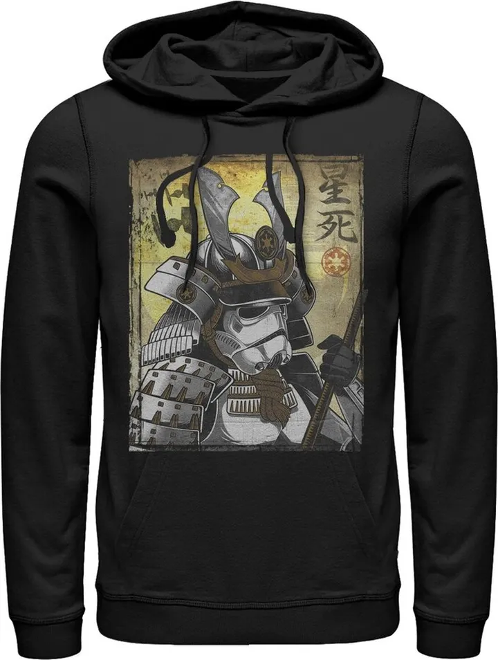 Men's Star Wars Samurai Stormtrooper Pull Over Hoodie - Black - Medium