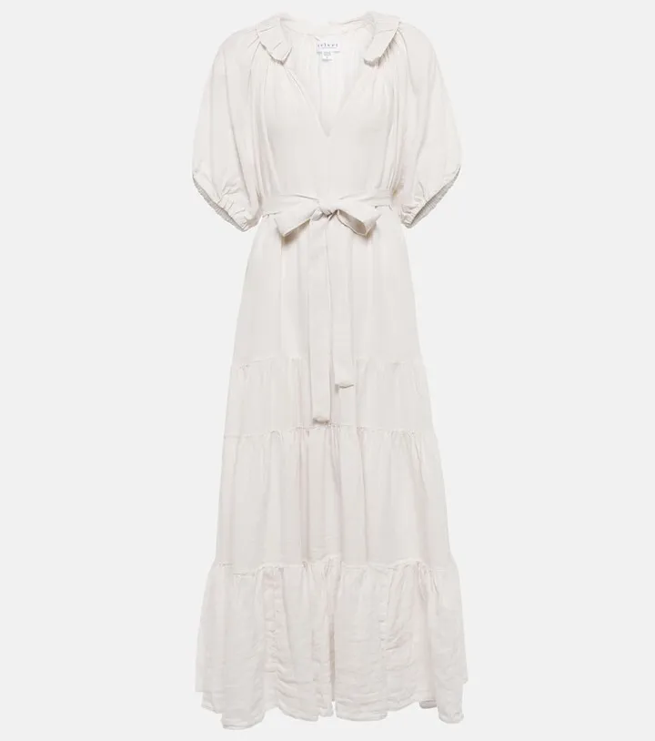 Karina linen midi dress