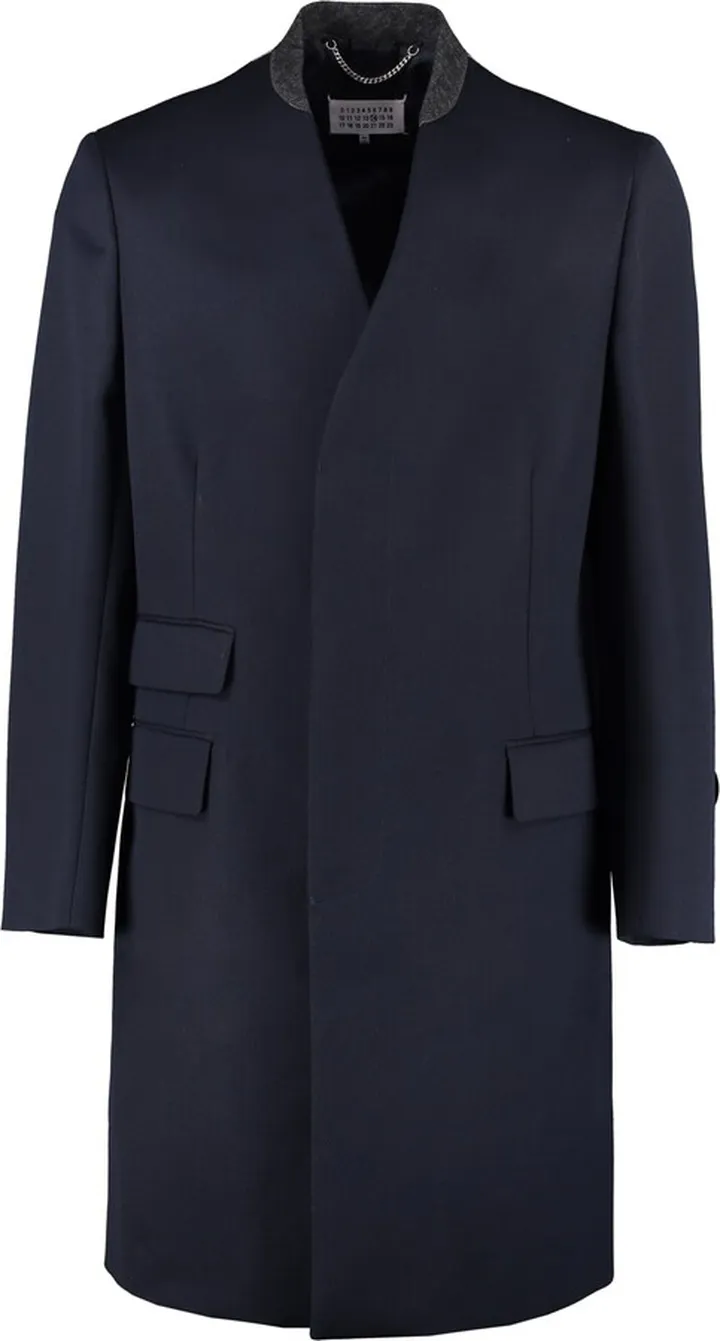 Single-breasted Wool Coat