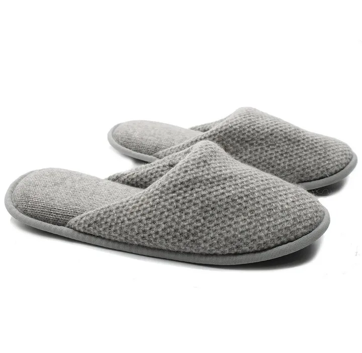 Portolano Ladies Slippers In Honeycomb Stitch