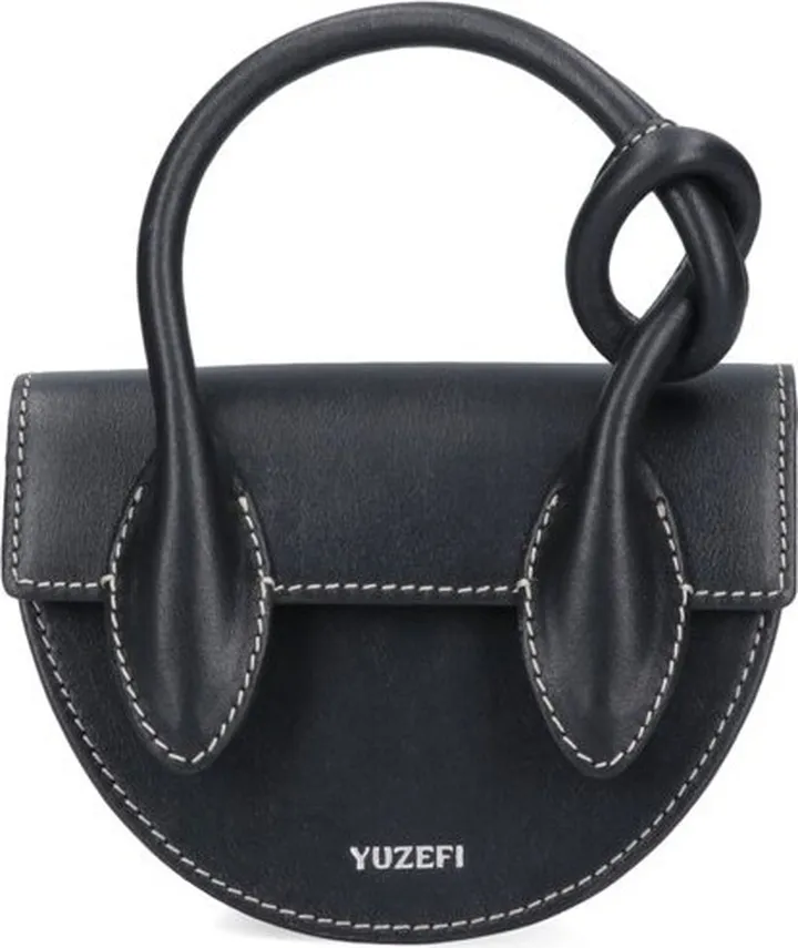 Yuzefi Pretzel Knot Detailed Mini Crossbody Bag