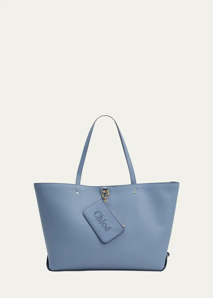 Sense Medium Calfskin Tote Bag