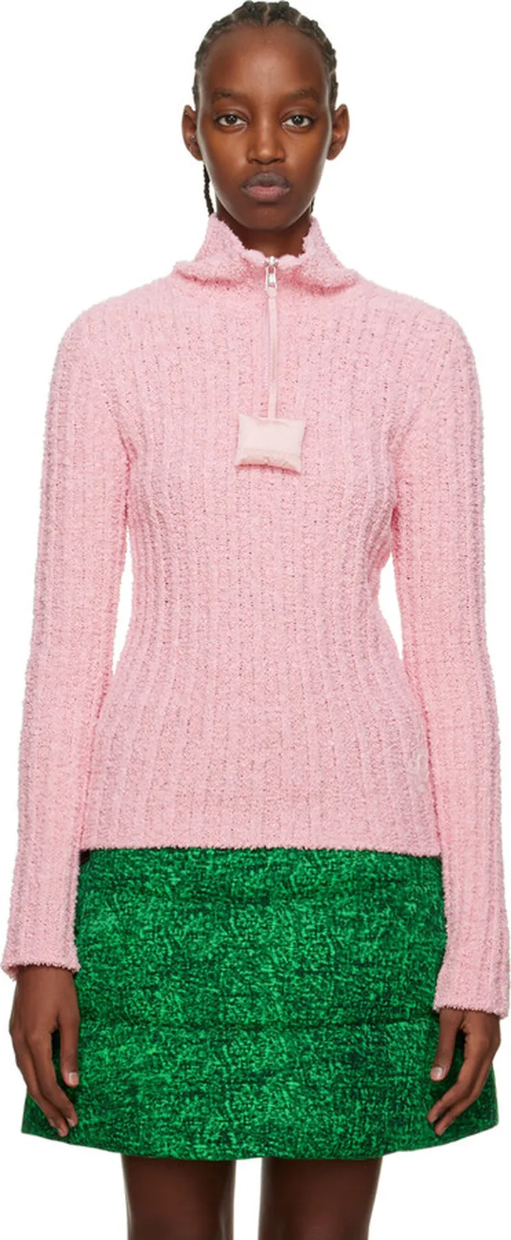 Moncler Genius 1 Moncler JW Anderson Pink Turtleneck