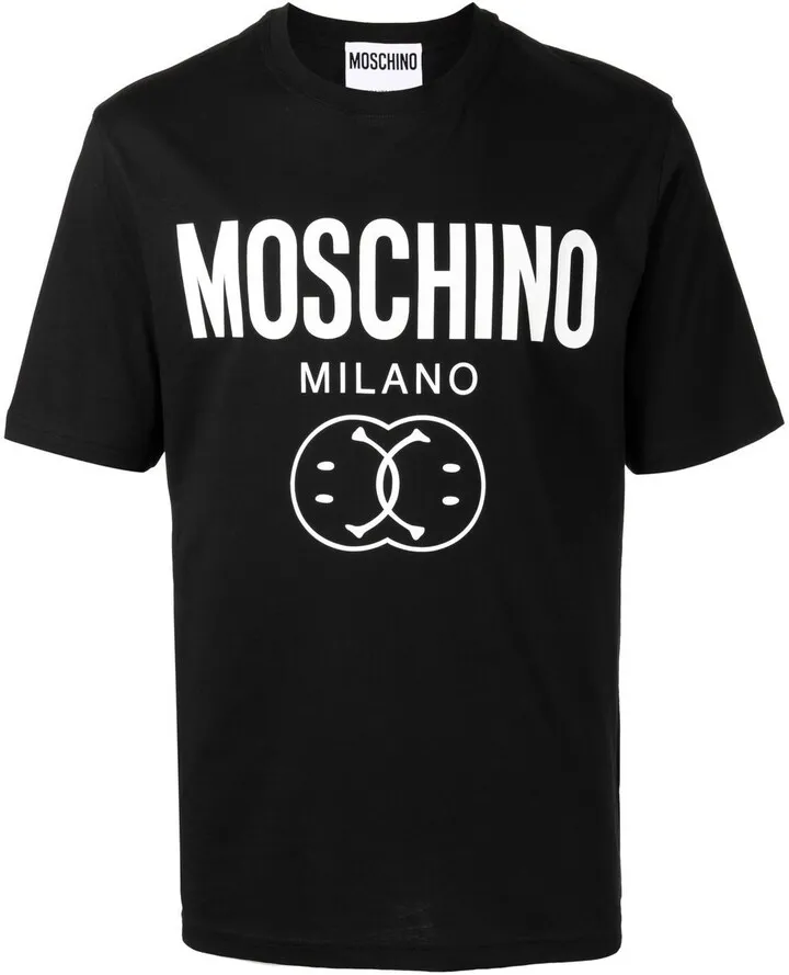 Double Smile logo-print T-shirt