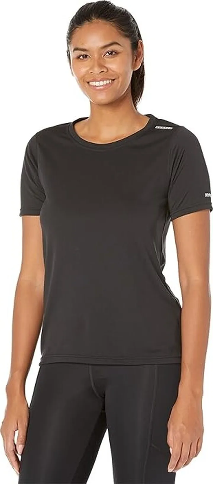 Burton Active Short Sleeve T-Shirt (True Black) Women's Clothing