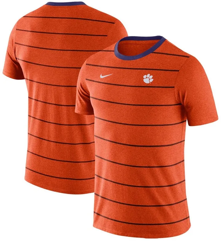 Men's Orange Clemson Tigers Inspired Tri-Blend T-shirt