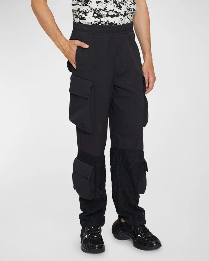 Men's Half-Mesh Cargo Pants