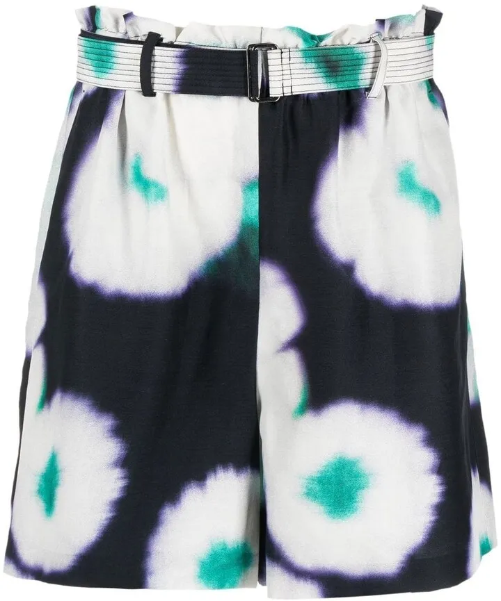 Petros tie-dye print shorts