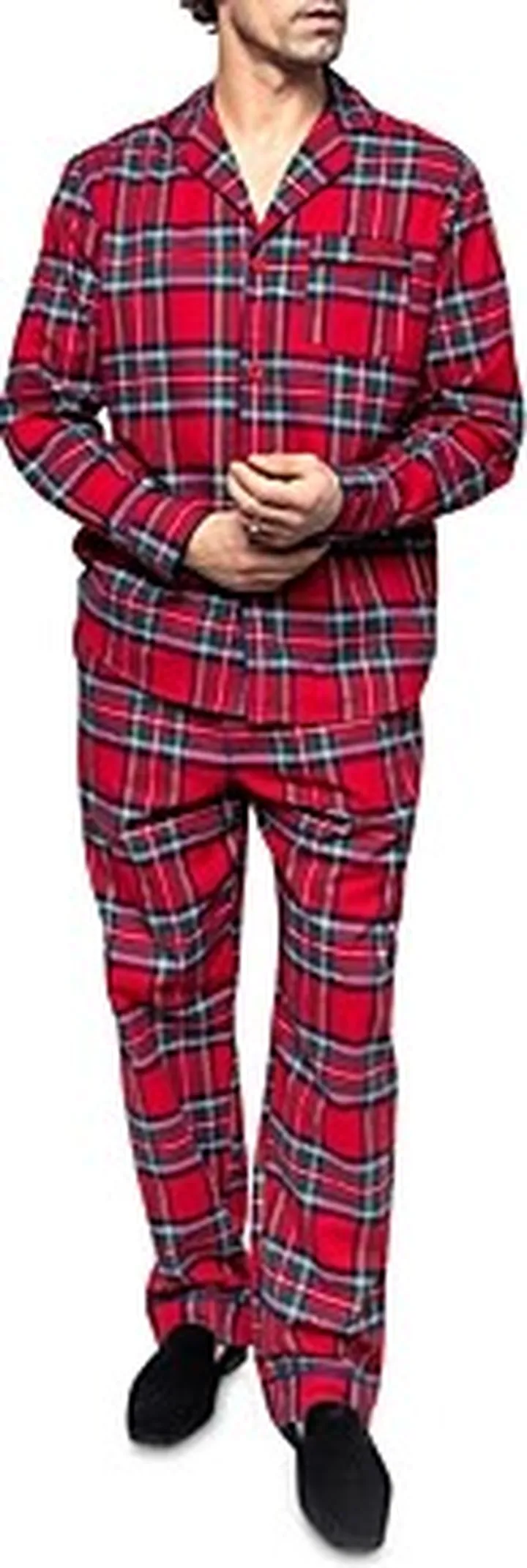 Petite Plume 2-Pc. Imperial Tartan Flannel Pajama Set