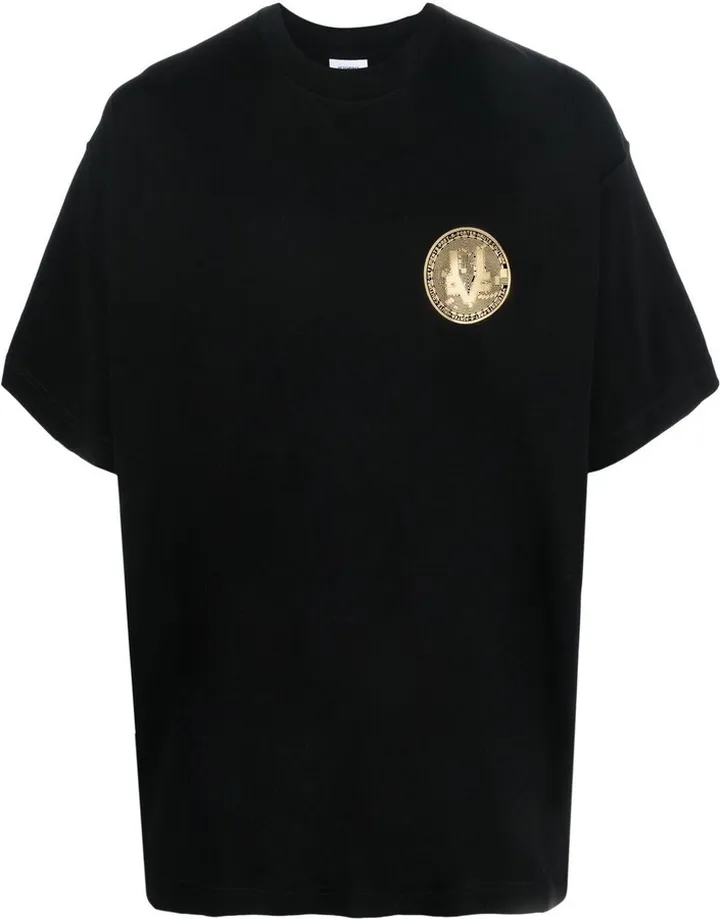 Cryptocurrency logo print T-shirt