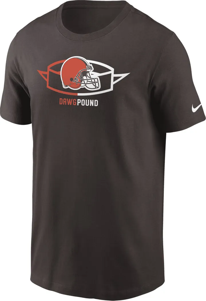 Nike Men's Local Phrase Essential (NFL Cleveland Browns) T-Shirt in Brown