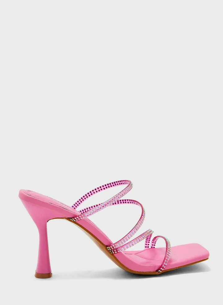 Strappy Jewelled Sandals