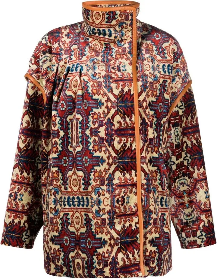 Greta tapestry-print jacket