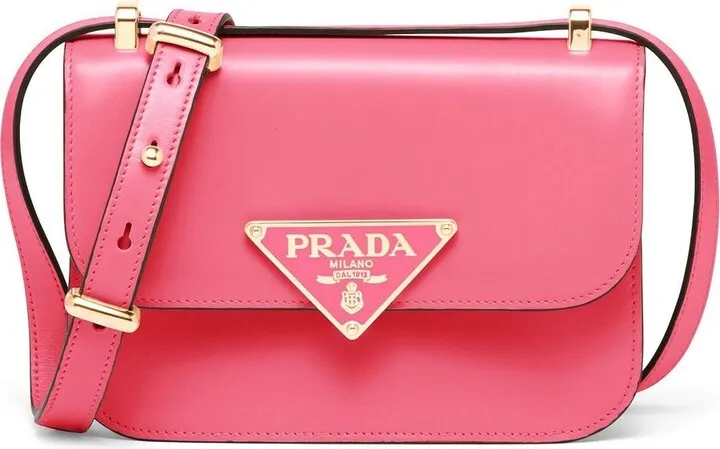 Emblème Saffiano leather shoulder bag