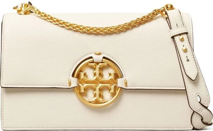 Leather Logo-Plaque Shoulder Bag
