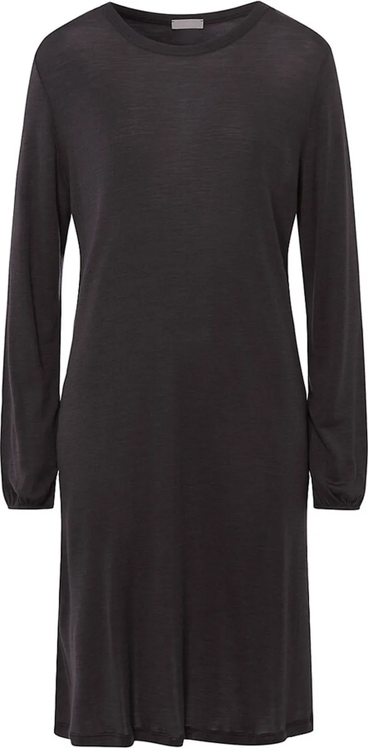 Long-Sleeve Wool-Blend Nightgown