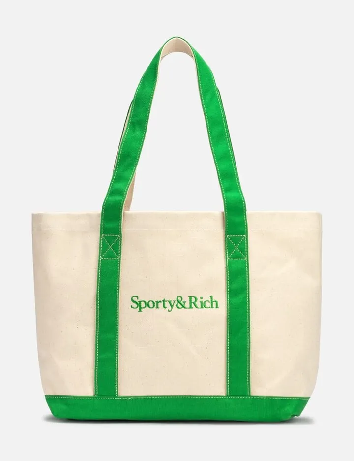Serif Logo Two-Tone Tote