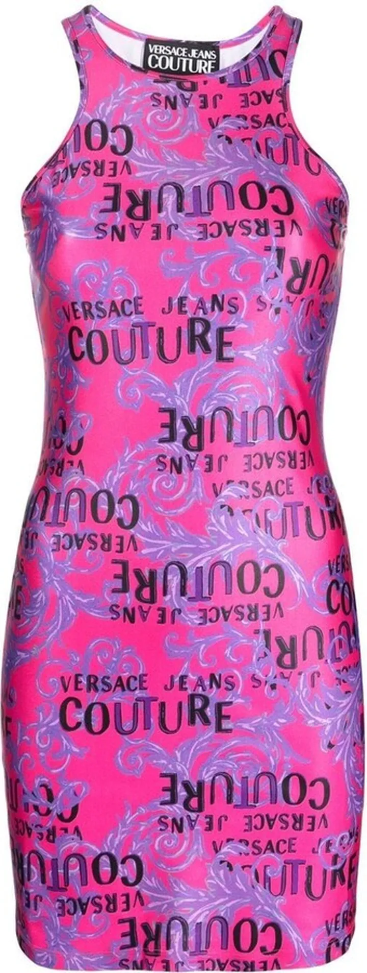 Logo-Print Bodycon Dress