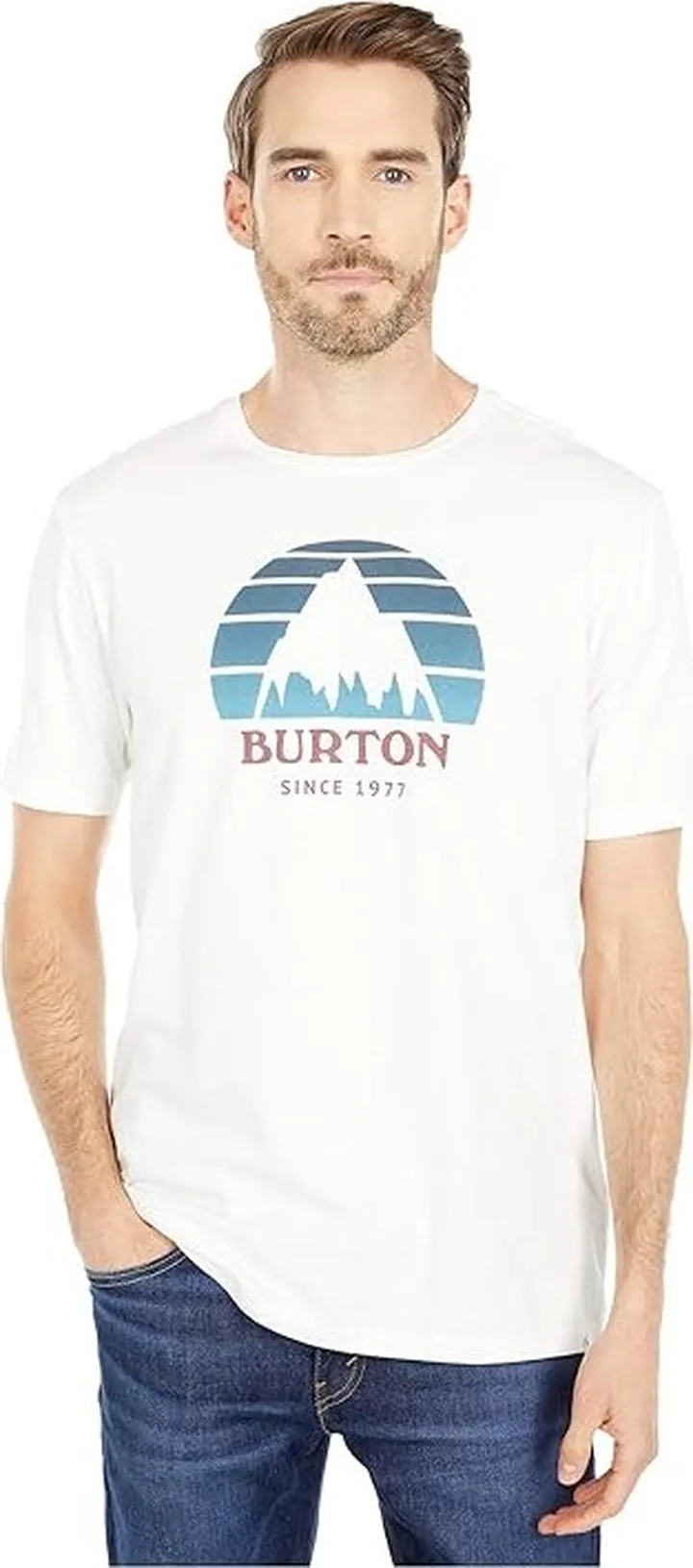 Burton Underhill Short Sleeve T-Shirt (Stout White) Clothing