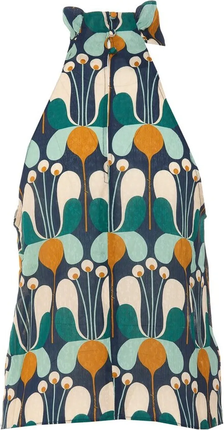Pinko Floral-Print Halterneck Mini Dress